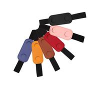 DIYEAH 6pezzi Portapenne in Pelle Pu Elastico per Quaderno Custodia Protettiva per Penna Accessorio da Viaggio per Donna Singolo Contenitore per Diario o Libro Colore Casuale