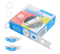 DIYEAH 750pezzi Adesivi Di Rinforzo Per Carta Bianchi Protezione Antistrappo Per Quaderni Raccoglitori e Documenti Applicazione Facile e Resistente Uso Multi-scopo Per Scuola Ufficio e Ca