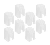 DIYEAH 8 Pezzi Cappuccio Ago Lettore di Vinile, Copri Puntina in Plastica Bianco, Protezione Completa per Puntina e Dischi, Accessorio per Record Player Fittings