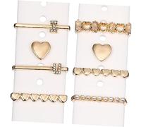 DIYEAH 8 Pezzi Charms per Cinturini Orologi Decorazioni per Cinghie Smartwatch Accessori Versatili e Funzionali per Orologi Facili Usare e Resistenti Adatti per Ogni Occasione