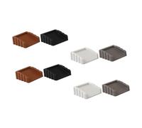 DIYEAH 8 Pezzi Fermaporta Antivento Tpr per Casa e Ufficio Protezione e Riduzione Compatibile con Pavimenti Ceramica e Moquette