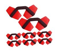 DIYEAH 8 Pezzi Proteggi Pavimenti Forme Rotonde e Quadrate Feltrini Adesivi Antiscivolo in Plastica Color Terra, Riduzione Rumore, Non Tessuto per Gambe Sgabelli per Uffici e