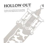 DIYEAH 8 pezzi Segnalibri Righello Metallo Hollow con Stencil Creativi per Multifunzionali per Scuola e Casa Design Vintage con Motivi e Gabbia per Uccelli