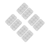 DIYEAH 8 Pezzi Silicone Resin Casting Molds Faceted Crystal Gemstone Shape For DIY Jewelry And Home Decor Easy Demolding High Transparency Silicone