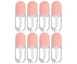 DIYEAH 8 Pezzi Tubetti Vuoti Lucidalabbra Bacchetta 5ml, Flaconi Trasparenti da Viaggio in Plastica Resistente per Cosmetici, Kit per Trucco Donna e Campioni di Lucidalabbra