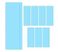 DIYEAH 8 strisce di evidenziazione per lettura guidata, sovrapposizioni colorate, segnalibri, righelli di tracciamento della lettura con per dislessia e per ridurre lo stress visivo