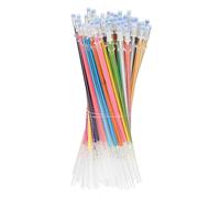 DIYEAH 84 pezzi Ricariche Penne Gel Colorate con Glitter Portatile per Scuola Ufficio e Punta Fine Facile Sostituire Kit Completo per Studenti