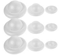 DIYEAH 9 Pezzi Kit Solare Sfere in Schiuma Bianca, Facile da Dipingere, Simula Rotazione e Rivoluzione, per Progetti DIY a Casa