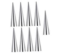 DIYEAH 9 pezzi Stampi per Croissant in Acciaio 430 Forma a Corno Grande Utensili Riutilizzabili per Dolci da Forno Facili da Pulire per Panificazione Fatta in Casa