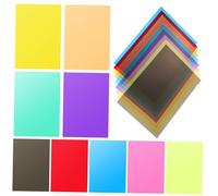 DIYEAH 9pezzi Filtri Colorati in Gel Per Flash Stroboscopici Per Correzione Del Colore Adatti Per Film Video Foto e Illuminazione Artistica