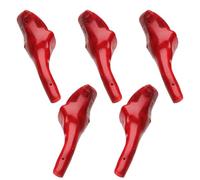 DIYEAH Accessori Gioielli Fori per Appendere Forma Ramo Corallo Rosso 5 Pezzi Pendente Decorativo in Corallo per Collane e Bracciali, per Party e Costume Bambine e Donne