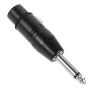 DIYEAH Adattatore Audio Mono da 6,35 Mm Maschio a Xlr Femmina, Convertitore Jack da 1/4 a Xlr, Lega di Zinco Nichelata Resistente, Connettore Microfono Plug And Play per Apparecchiature