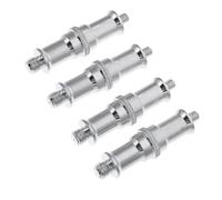 DIYEAH Adattatore Da 1/4 a 3/8 in Acciaio, Set Da 4 Pezzi, Vite Filettata Per Fotocamere, Compatto e Leggero Per Vlog, Interviste e Viaggi