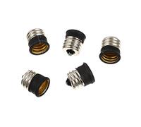 DIYEAH Adattatore Lampada Lampade E17 a E14 5 Pezzi Per Uso Interno in Cucina, Ufficio e Garage, Convertitore Base Lampada Led e Incandescenza, Multiuso e Sicuro