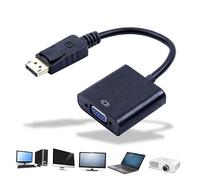 DIYEAH Adattatore Video Convertitore Maschio Vga Multi Display Facile Usare Nero per Computer e Monitor