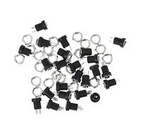 DIYEAH Adattatori Jack di Alimentazione Cc 5.5x2.1 Mm per Montaggio a Pannello, Set da 24 Pezzi con Presa di Cc, Connettori Femmina per Componenti Elettronici, per Uso Interno