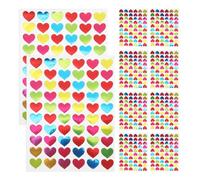 DIYEAH Adesivi a Colorati 2100 Pezzi Mini Etichette Decorativi Autoadesivi per Album e Lavoretti Adesivi per Decorazioni