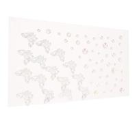 DIYEAH Adesivi Gemme per Trucco Viso e Occhi, Gioielli Facciali Autoadesivi Glitterati per Festival e Decorazioni, Applicazione Facile per Look Creativo