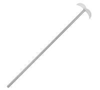 DIYEAH Agitatore in Acciaio Inossidabile Doppia Lama 8x350x65mm, Asta di Miscelazione da Laboratorio Resistente ad Acidi e Alcali, Strumento di Agitazione per Soluzioni Chimiche