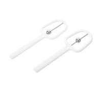 DIYEAH Allenatore Muscoli Lingua per Bambini 2 Pezzi U-shaped in Pp Bianco Leggero Compatto per Sviluppo Orale e Terapia del Linguaggio in Ambiente Professionale