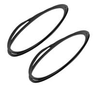 DIYEAH Anello in Gomma Antiscivolo 52 CM per Poltrona da Barbiere Guarnizione di Tenuta Resistente per Base Sedia da Salone Protezione Pavimento per Arredamento Parrucchieri Set 2