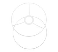 DIYEAH Anello Paralume in Supporto Lampada Telaio Resistente per Paralumi da Tavolo Lampadari e Lampade Sospensione Compatibile con Vari Modelli