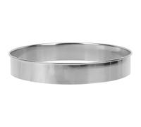 DIYEAH Anello per Pizza Riutilizzabile in Acciaio Inox, Multifunzione | Facile da Pulire, Superficie Liscia, Resistente al Calore E'usura, per Cucina e Pasticceria