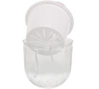 DIYEAH Autoirrigante in Resina Trasparente Drenaggio Fioriera da Appendere per Interno ed Esterno Contenitore Doppio Strato per Piante per Giardino e Balcone