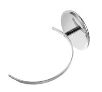 DIYEAH Base per Globo Terrestre da 25cm in Plastica Argento, Supporto Elegante e Minimalista per Ufficio e Apprendimento, Facile Installazione e Ricambio Funzionale