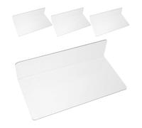 DIYEAH Blocca per Mobili in PVC Spesso 2mm l 20cm H 10cm 4 Pezzi Colla Senza Traccia per Sicurezza Animali Domestici sotto Letto e Divano in Camera da Letto e Soggiorno