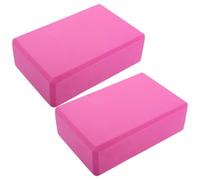 DIYEAH Blocchi Yoga in Eva Antiscivolo 2 Pezzi Mattoni di Supporto lo Yoga per Stabilità e Allenamento degli Split, Leggeri e Portatili per Adulti, Blocchi Ginnastica per Pratica