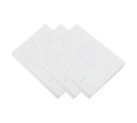 DIYEAH Blocco note con coordinate Xy da 3 pezzi: blocco note con griglia per grafici con piano cartesiano per matematica, algebra, geometria, calcolo, scienza, bianco