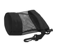 DIYEAH Borsa da Cintura per Palline da Golf in Nylon Nero Design a Rete e Fibbia a Molla, Organizer Sportivo Compatto per Trasporto Facile delle Palline