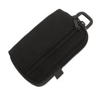 DIYEAH Borsa Organizer per Registratore Zoom H1essential, Doppio Scomparto | Tessuto Oxford Nero, Clip a Moschettone e Interfaccia Cinghia, per Pendolari e Riprese All'aperto