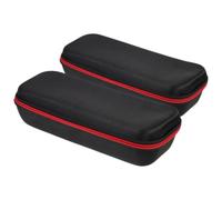 DIYEAH Borsa per Microfono in Eva Nero Protezione Antiurto e Doppia Cerniera, Custodia per Microfoni Wireless e Microfono Portatile per Uso di Famiglia e Amici, 2 Pezzi