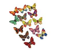 DIYEAH Bottoni in Legno a 2 Fori Per Cucito, 50 Pezzi Misti Colorati 25x18mm, Bottoni Da Cucire Decorativi Per Artigianato, Abbigliamento e Lavori Fai Da Te