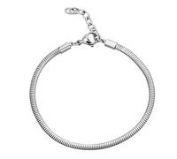 DIYEAH Bracciale a Serpente da Uomo e Donna in Metallo Regolabile con Ciondolo, Gioielli da Polso Unisex, Box Regalo, Lunghezza 20 Cm, Stile Versatile per Occasioni e Compleanni
