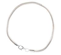 DIYEAH Bracciale Catena Serpente S925 Placcato Argento Spina Dorsale in Rame Uomo Donna Confezione Regalo Gioielli per Matrimonio Compleanno Feste Ufficio