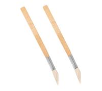 DIYEAH Brunitoio in Agata Naturale con Manico Ergonomico 2 Pezzi Strumento per Lucidatura e Levigatura Gioielli in Argento e Oro Accessorio Professionale per Gioielleria e Uso