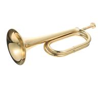 DIYEAH Bugle in Rame Oro Leggero per Principianti Suono Naturale e Facile da Trasportare per Orchestre Militari e Bande Scolastiche