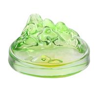 DIYEAH Calamaio in vetro: piccolo calamaio in vetro con portapennelli, piatto per miscelare inchiostro per calligrafia, vassoio per pittura ad acquerello, pittura e scrittura sumi