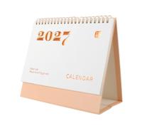 DIYEAH Calendario da scrivania 2026-2027, visualizzazione mensile, spazio | Ottobre 2026 - Dicembre 2027 - Agenda permanente per la pianificazione in ufficio e a casa