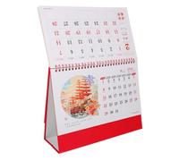 DIYEAH Calendario da Scrivania Minimalista Flip Stand per Ufficio Casa e Scuola con Layout Mensile per Gestione e Organizzazione Anno