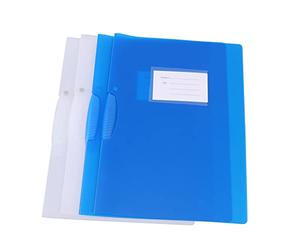 DIYEAH Cartelle Trasparenti Rotanti in Plastica A4 4 Pezzi Clip Girevole per Ufficio e Scuola, Organizer Pratico per Conservare Documenti e Rapporti