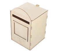 DIYEAH Cassetta Postale in Legno Retrò Porta Posta Vintage Per Ingresso Montaggio A Parete Cassetta Postale Per Villa Resistente Alla Rottura