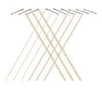 DIYEAH Catena Delicato Chioma Design e Alluminio in 9 Oro Clip per On Stabile, Accessorio Moda Punk Donne e Ragazze