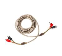 DIYEAH Cavo Rca per Subwoofer Auto 5m in Rame per Impianto Audio | Kit per Modifica Auto, Trasmissione Stabile, Resistente All'usura, per Configurazione Audio