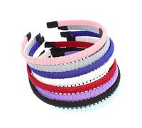 DIYEAH Cerchietti per Chioma da Donna 8 Pezzi Pettine a Denti Antiscivolo, Fascia Chioma Semplice Leggera e Confortevole, Accessori per Acconciature Quotidiane e Feste Stile Casuale