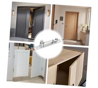 DIYEAH Cerniere Pivot in Acciaio Inossidabile per Porte in Rotazione Cerniere Invisibili Nascoste per Porte Segrete e Librerie Soluzione e Resistente