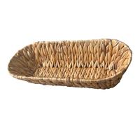 DIYEAH Cestino Portaoggetti Intrecciato in Giacinto D’Acqua Cestino Portapane e Snack Compatto per Uso Domestico Organizer da Tavolo Salvaspazio Design Creativo